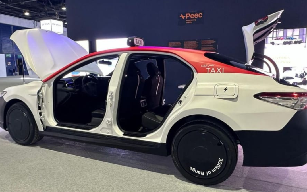 A Dubai-Based Startup Unveils A Low-Cost Electric Car Made From Repurposed Automobiles