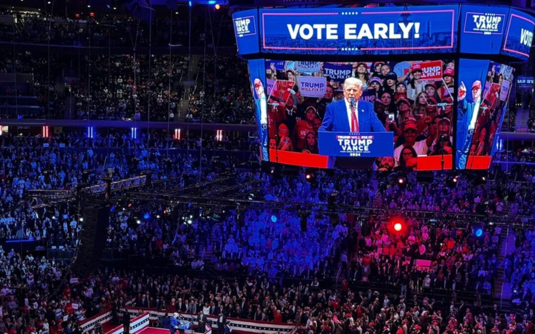 Trump Loyalists Polarize Voters At Madison Square Garden Rally In New York