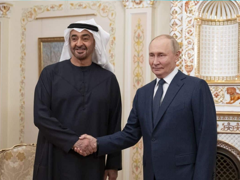 UAE President Attends Special Dinner Hosted By Russian President In His Honor