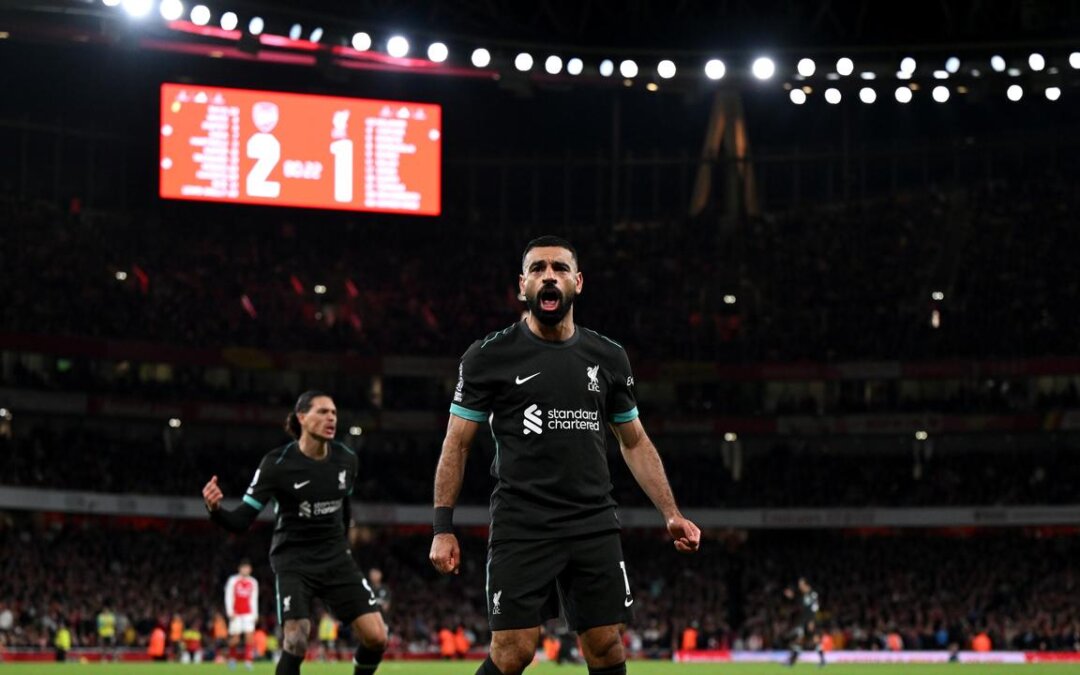 Liverpool Holds Arsenal To 2-2 Draw, Man City Tops Premier League Table