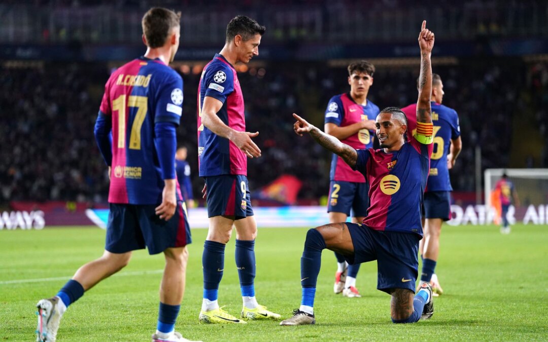 Raphinha Shines As Barcelona Avenges Defeat Against Bayern Munich