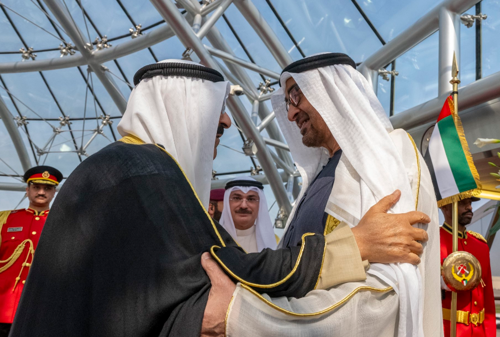 UAE President And Emir Of Kuwait Discuss Actions On Gaza And Lebanon Conflicts