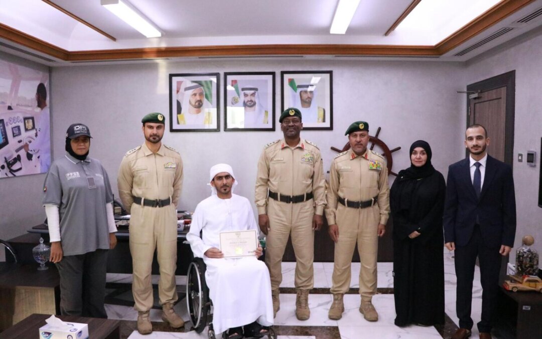 Paralysed Dubai Police Officer Achieves Free Diving Certification, Honoured For Inspiring Determination