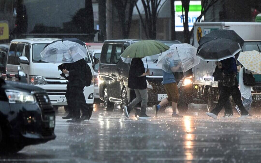 Nearly 200,000 In Western Japan Urged To Evacuate Amid Landslide & Flood Warnings Following Tropical Storm